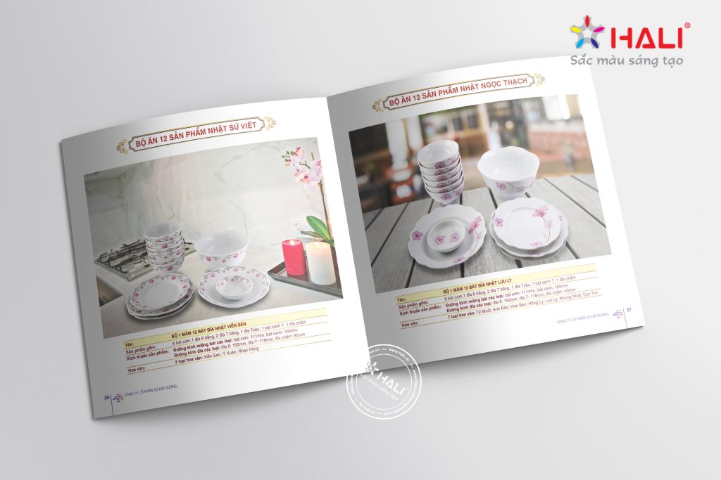 Bảng giá thiết kế catalogue 02